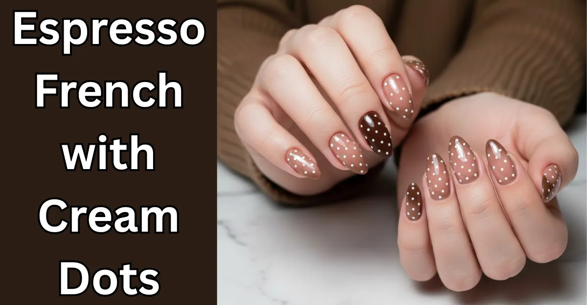 Espresso French with Cream Dots