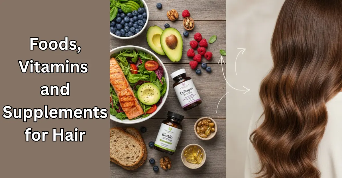 Foods, Vitamins and Supplements for Hair