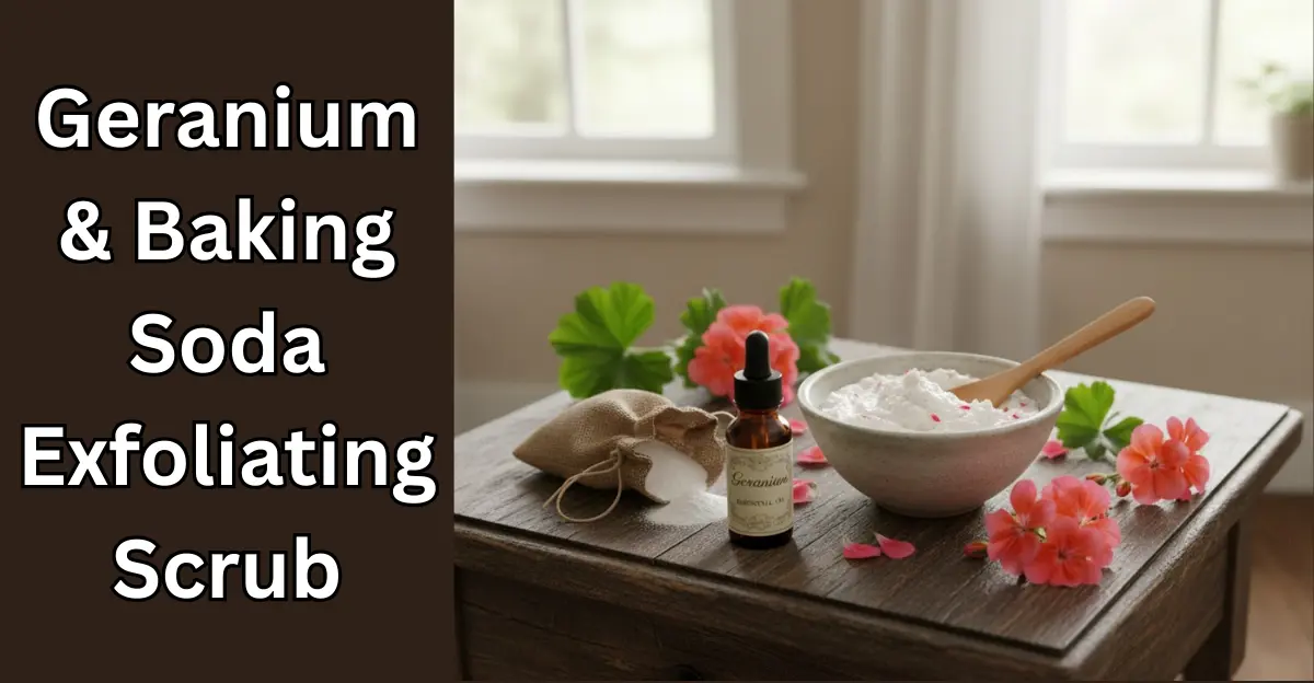 Geranium & Baking Soda Exfoliating Scrub