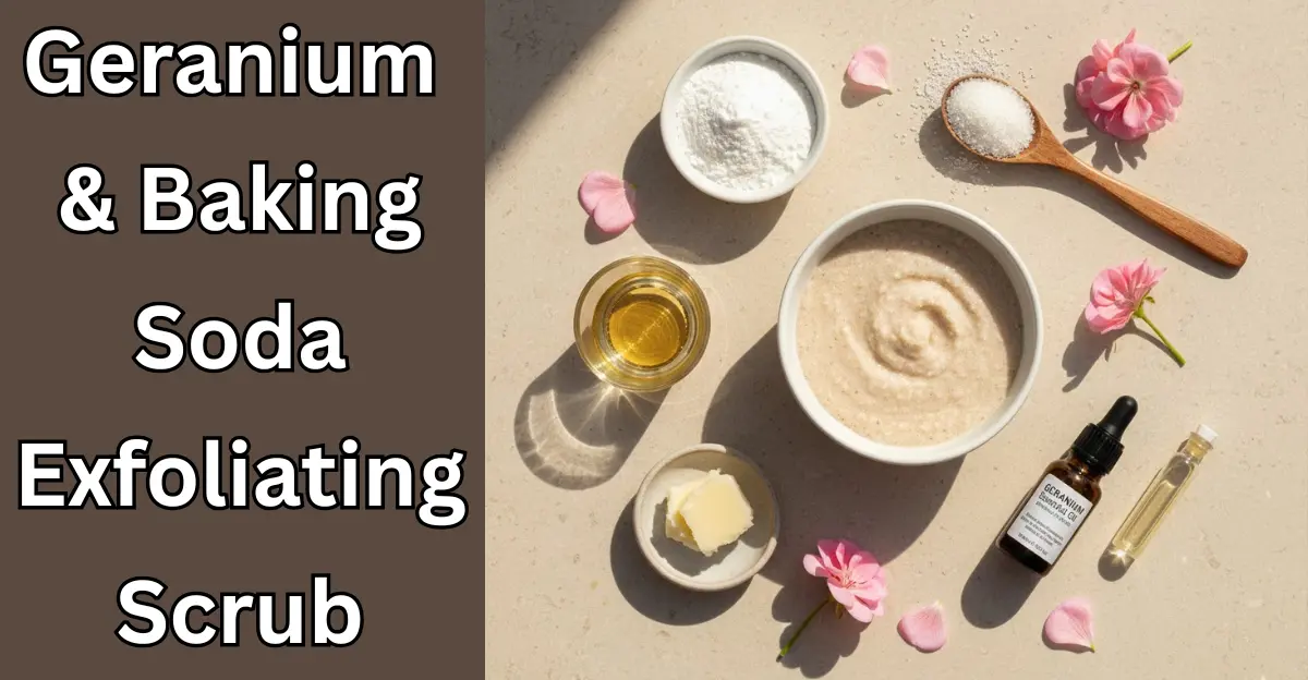Geranium & Baking Soda Exfoliating Scrub
