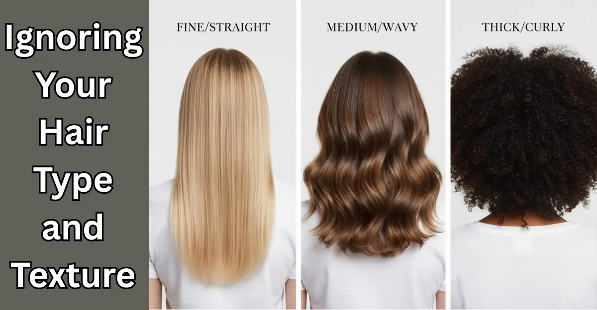 Ignoring Your Hair Type and Texture