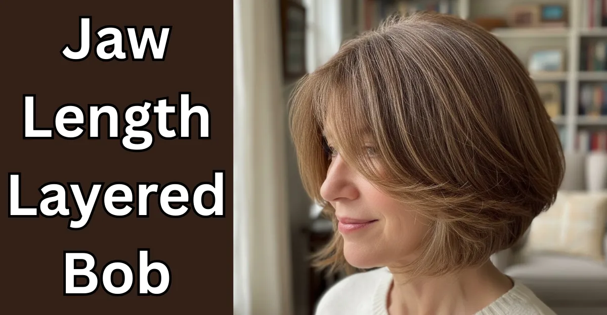 Jaw-Length Layered Bob