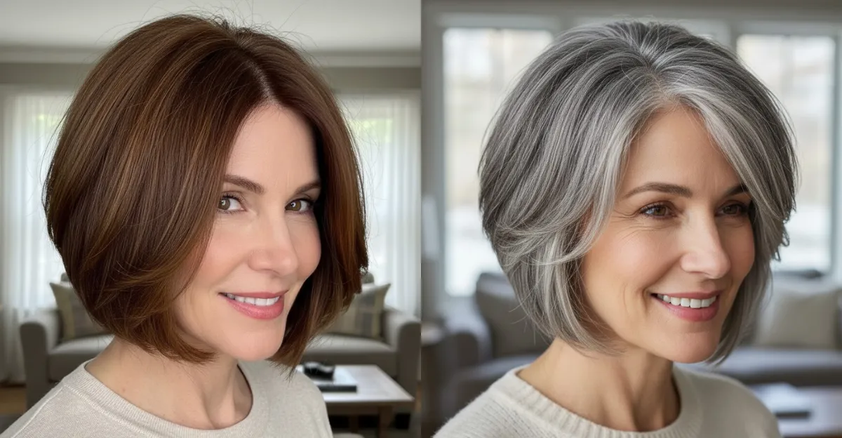 Layered Blunt Bob With Texture