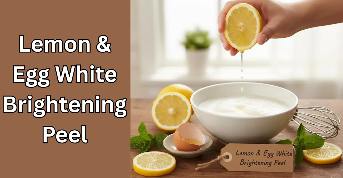 Lemon & Egg White Brightening Peel