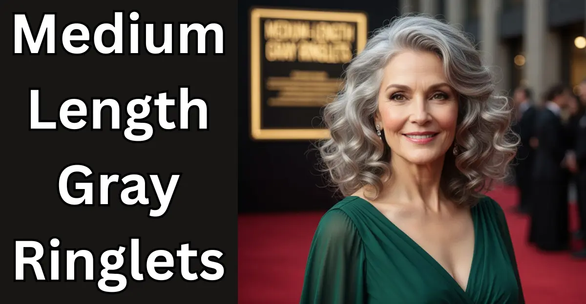 Medium-Length Gray Ringlets