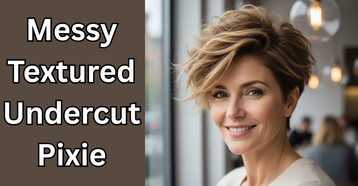 Messy Textured Undercut Pixie