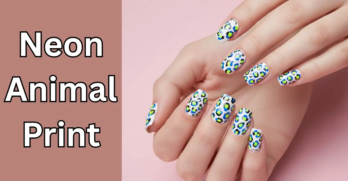 Neon Animal Print (Acrylic Summer Nails)