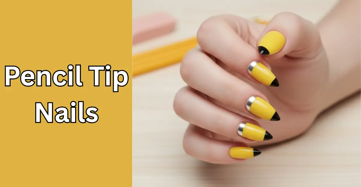 Pencil Tip Nails