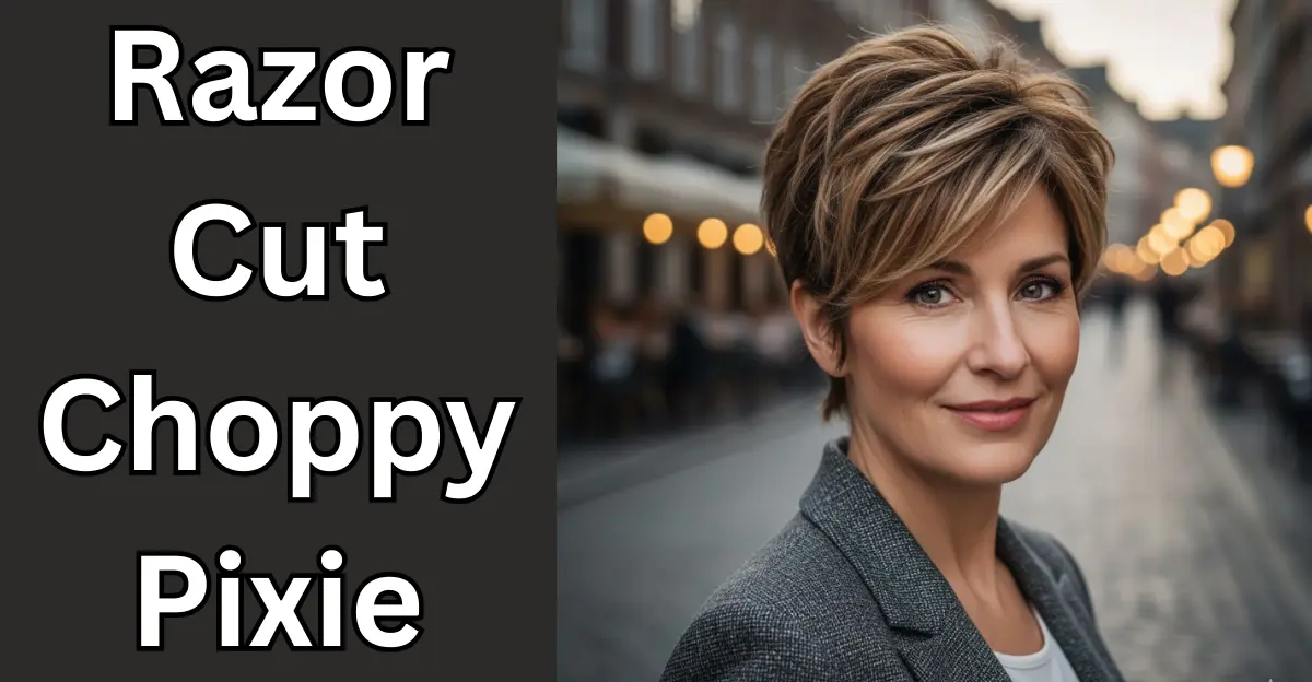 Razor-Cut Choppy Pixie