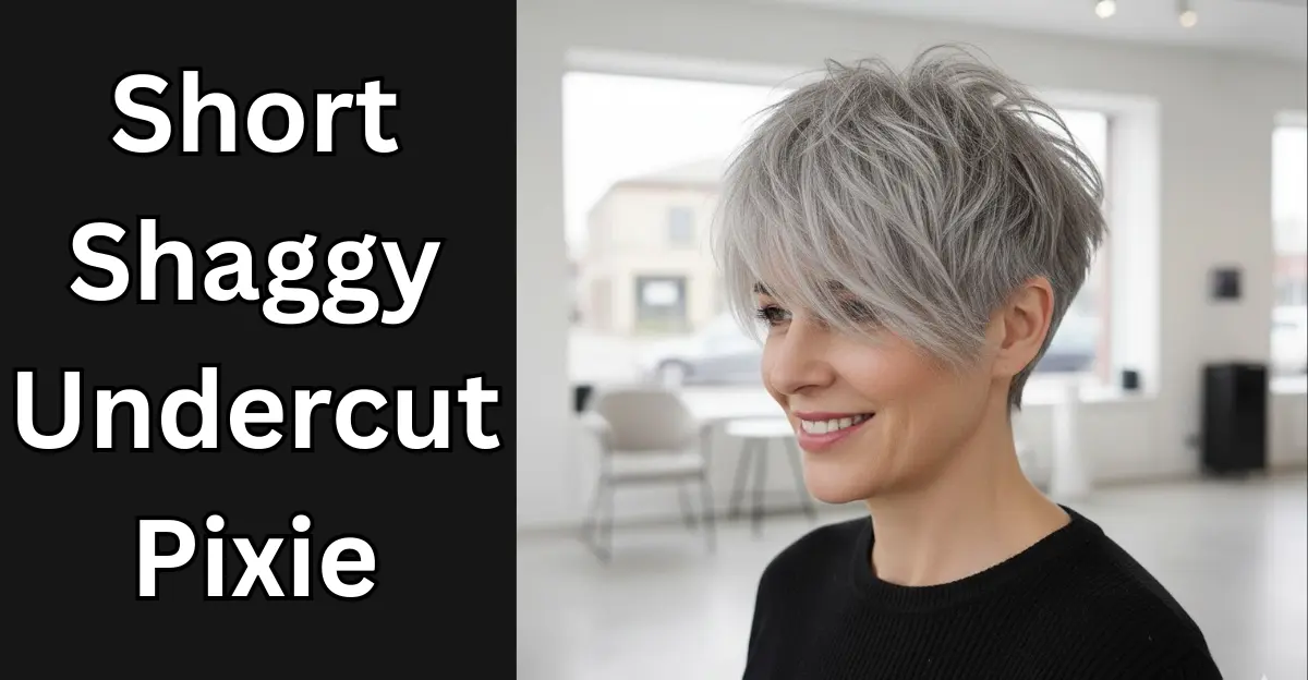 Short Shaggy Undercut Pixie
