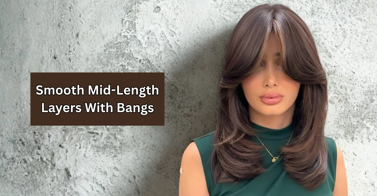 Smooth Mid-Length Layers With Bangs