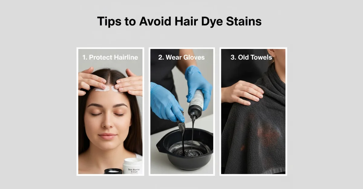 Tips to Avoid Hair Dye Stains