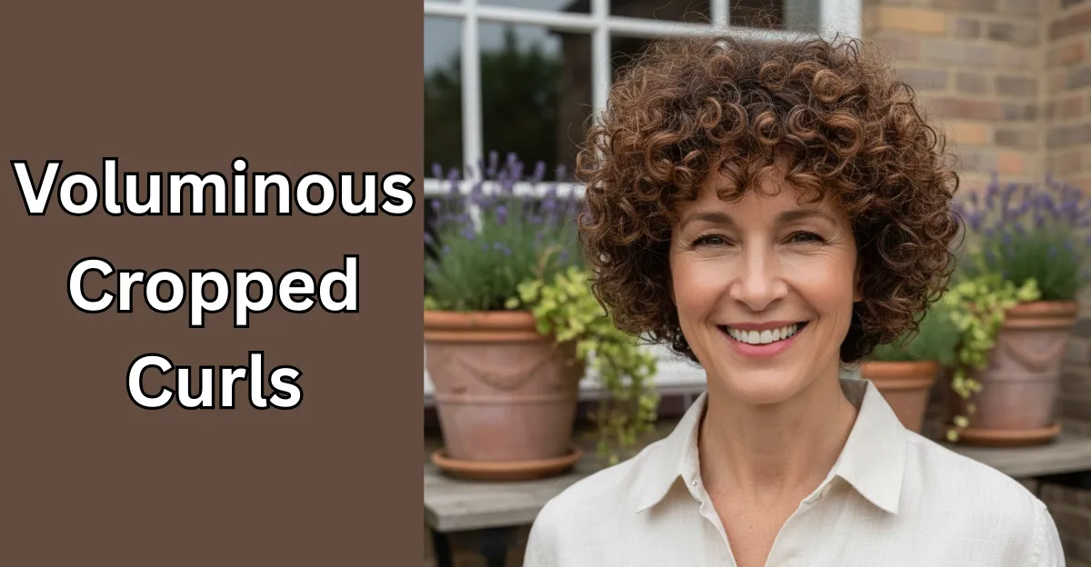 Voluminous Cropped Curls