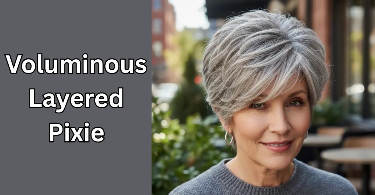 Voluminous Layered Pixie