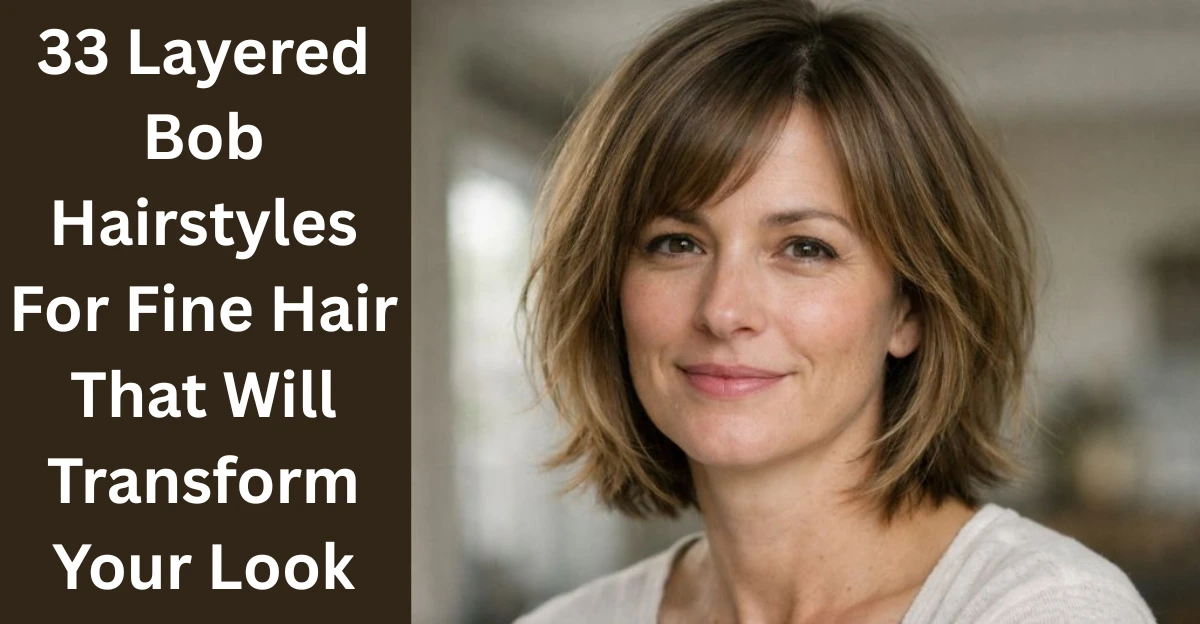 33 Layered Bob Hairstyles For Fine Hair That Will Transform Your Look