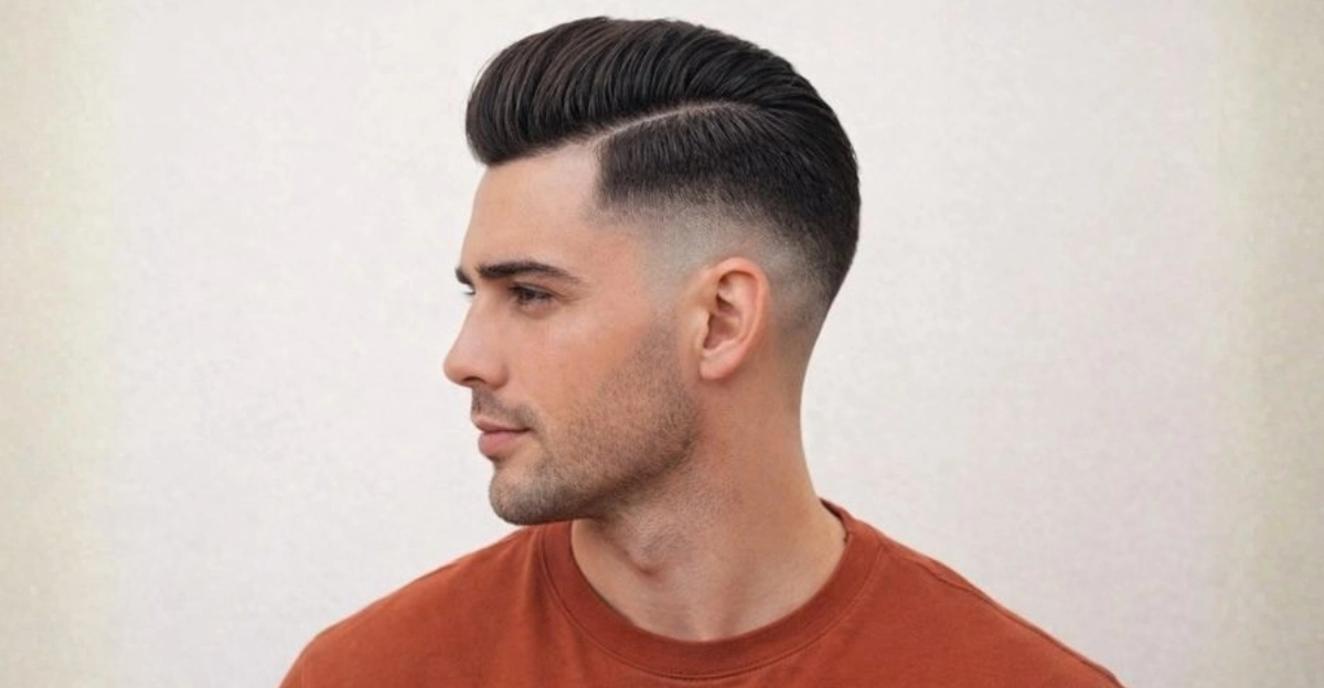 Drop Fade Comb Over