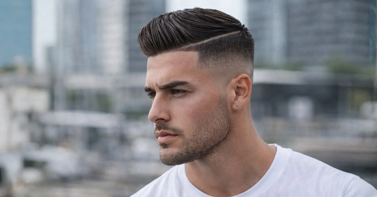 Edgy Hard Part Fade