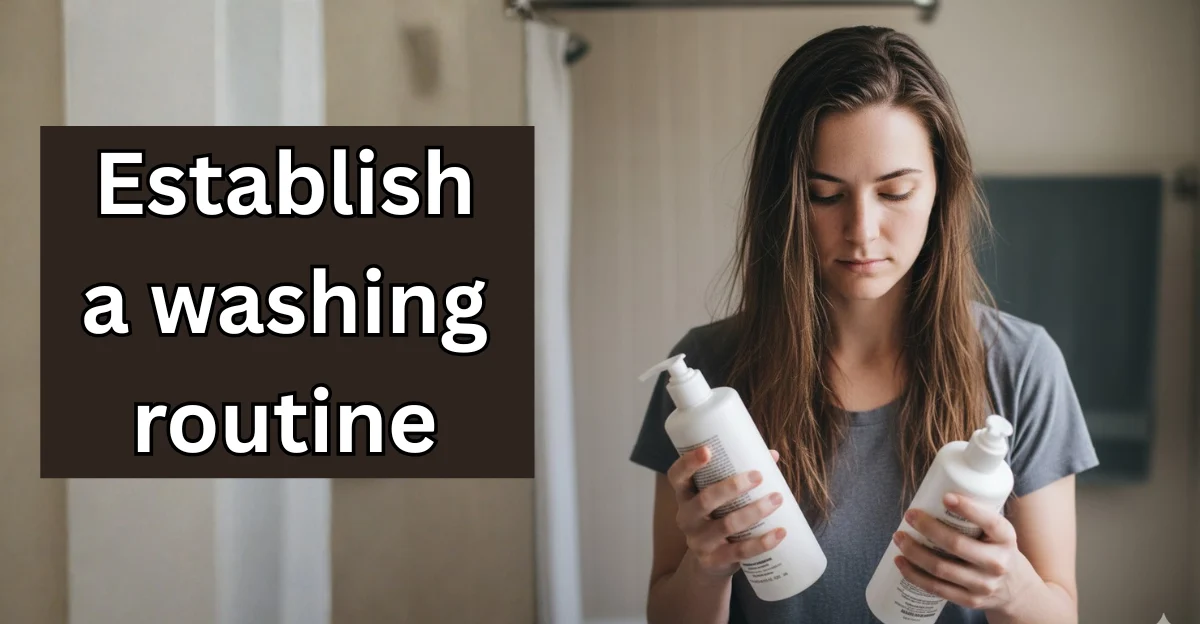 Establish a washing routine