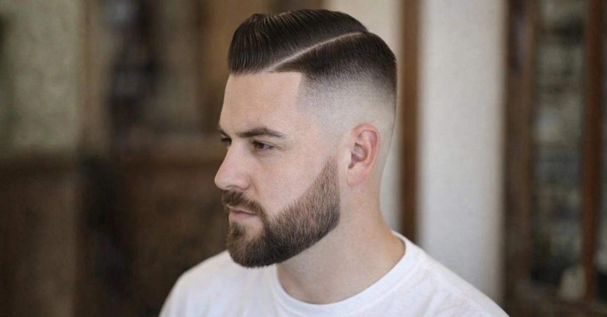 Fine Side Part Fade