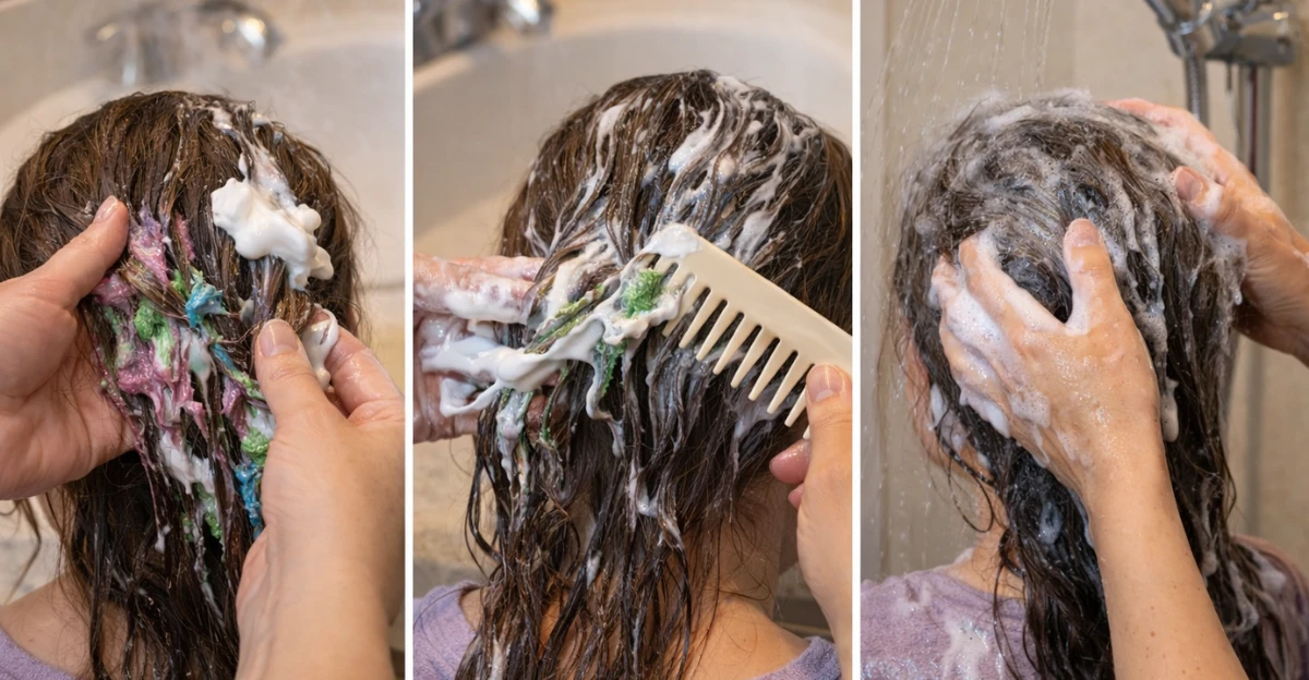Get Slime Out of Hair with Conditioner