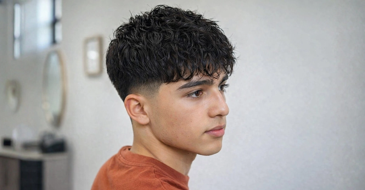 Handsome Short Tousled Style with Low Taper Fade