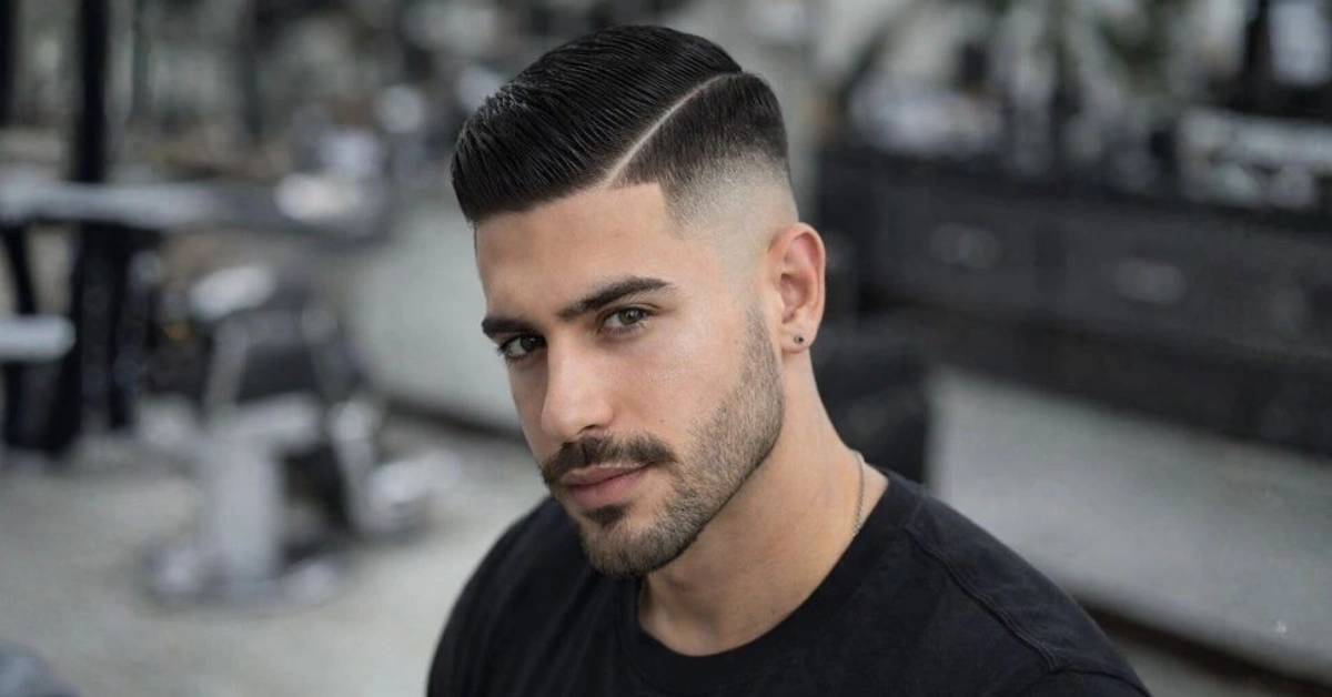 Hard Side Part with High Skin Fade