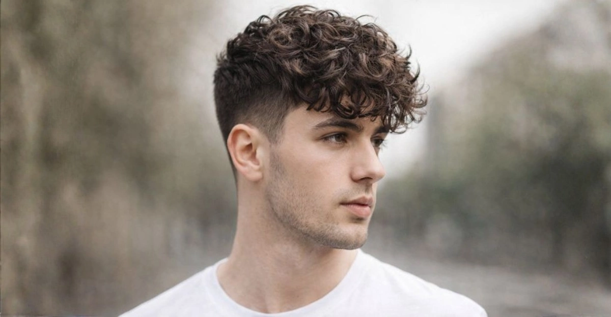 Heavy Wavy Fringe with Taper Fade