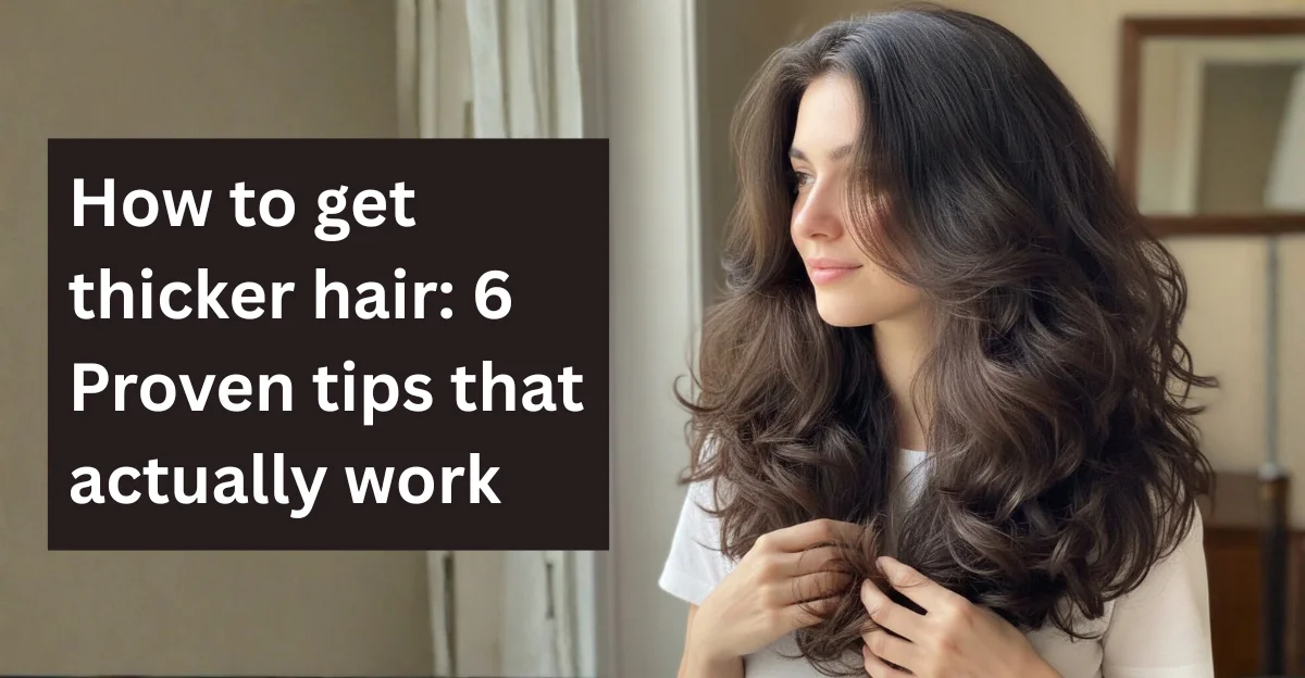 How to get thicker hair_ 6 Proven tips that actually work