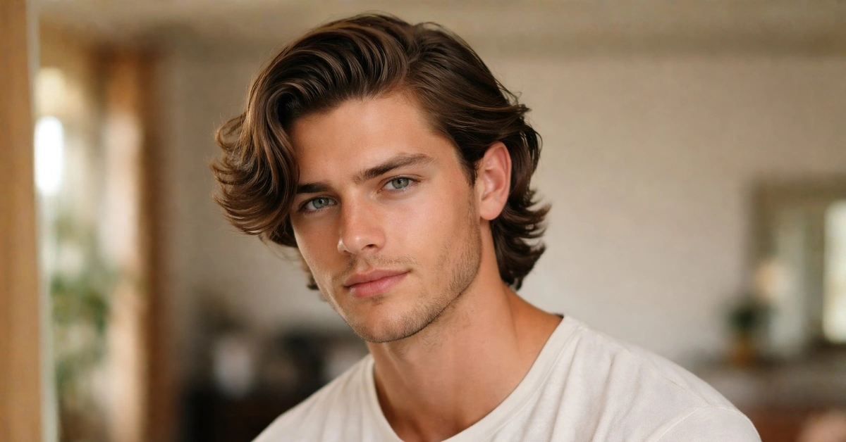 Long Flowing Side Part