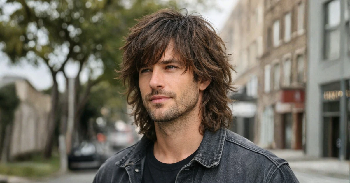 Long Shaggy Men's Hairstyle