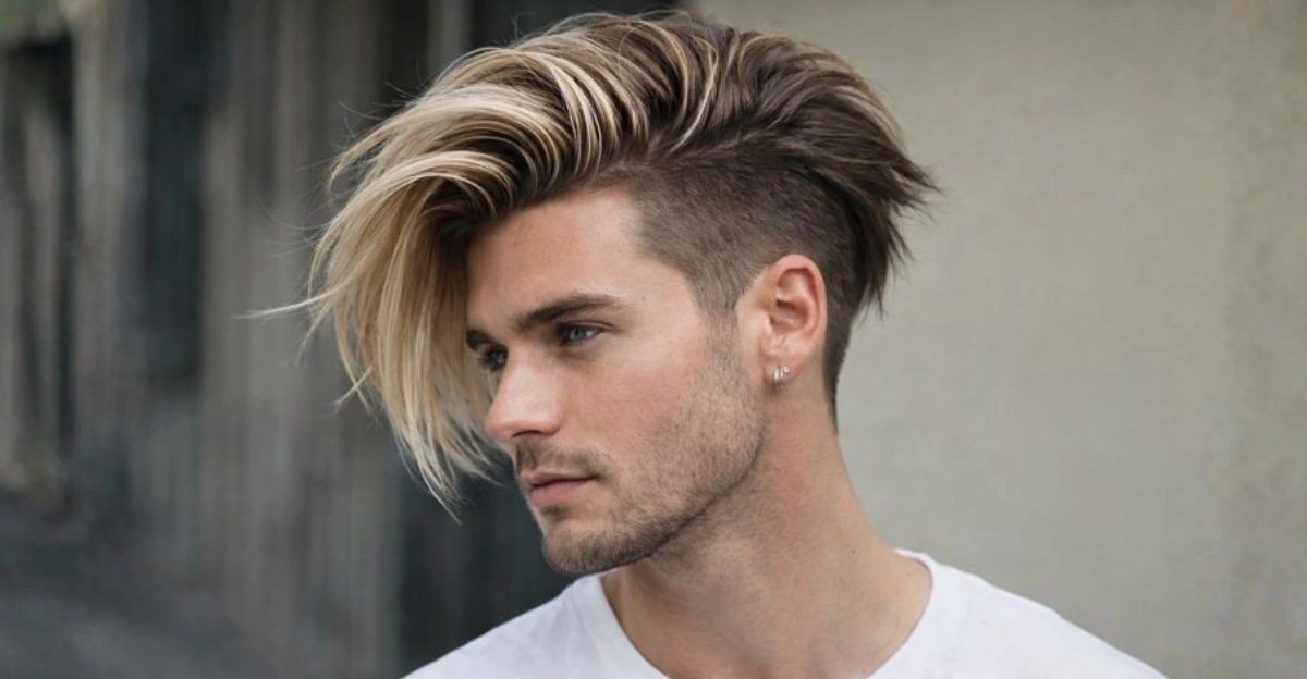 Long Side Swept Hair