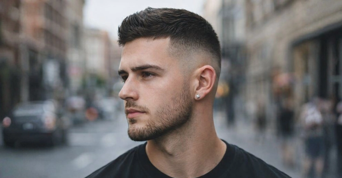 Mid Fade Crew Cut