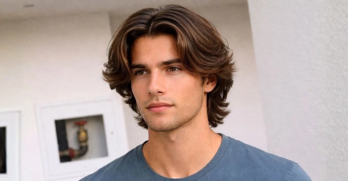 Middle Part Flow with Long Curtains