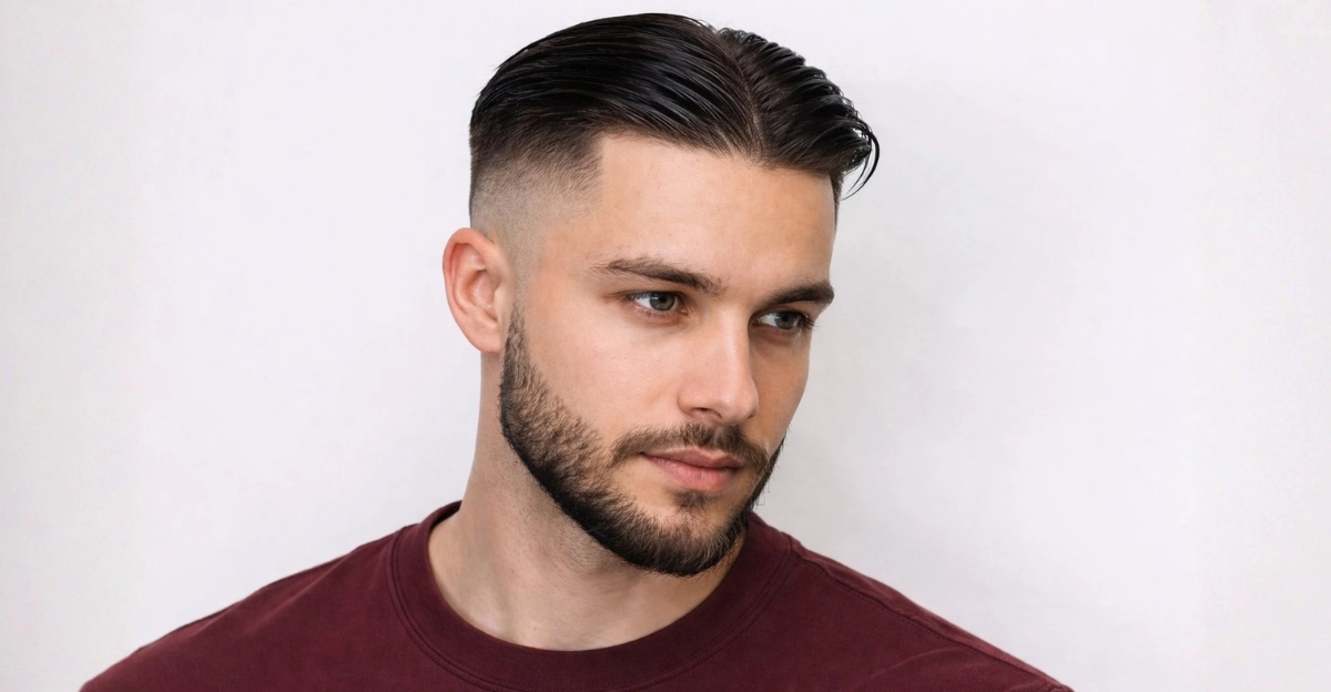 Middle Part with Mid Fade