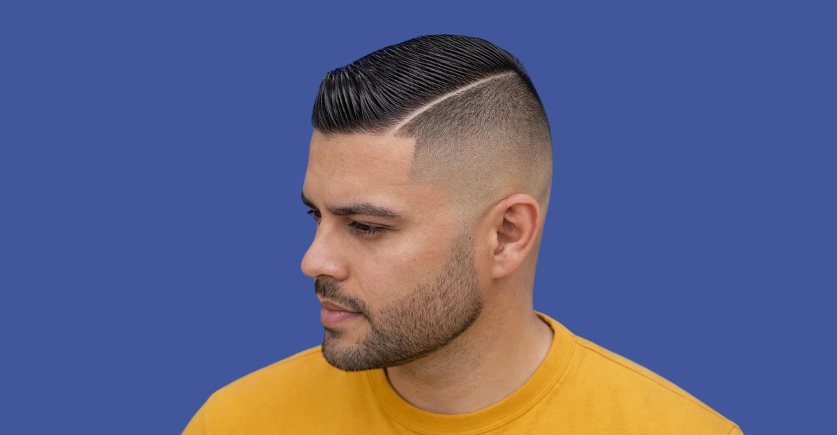 Military Comb Over Fade