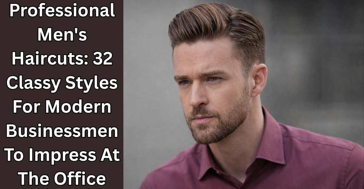 Professional Men's Haircuts 32 Classy Styles For Modern Businessmen To Impress At The Office