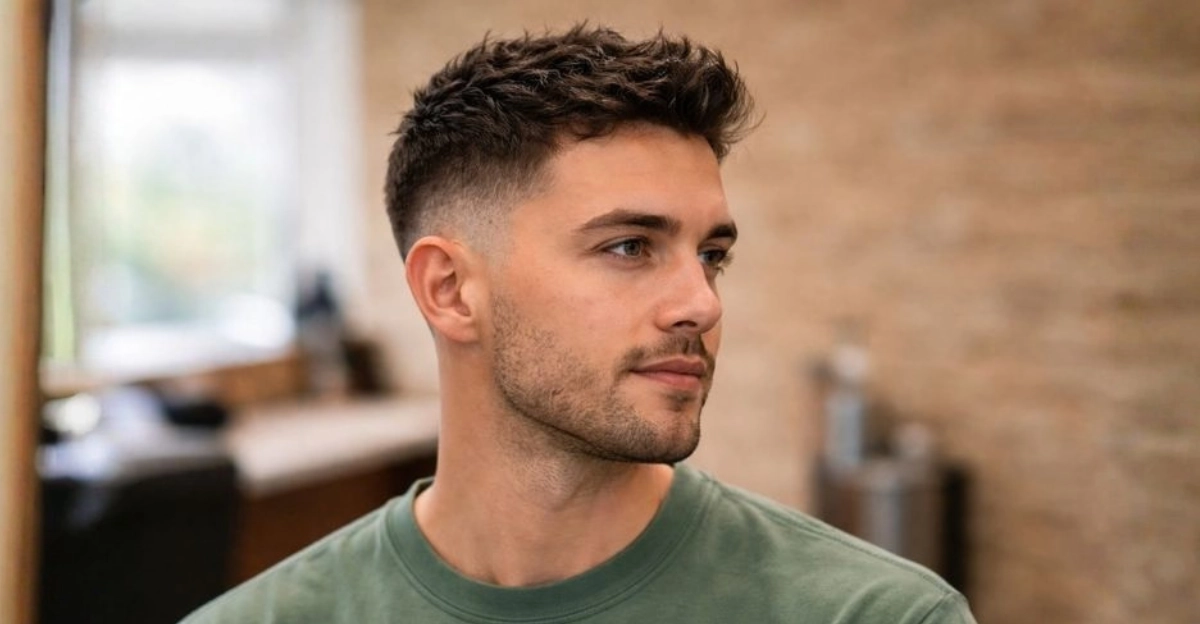 Short Messy Crew Cut