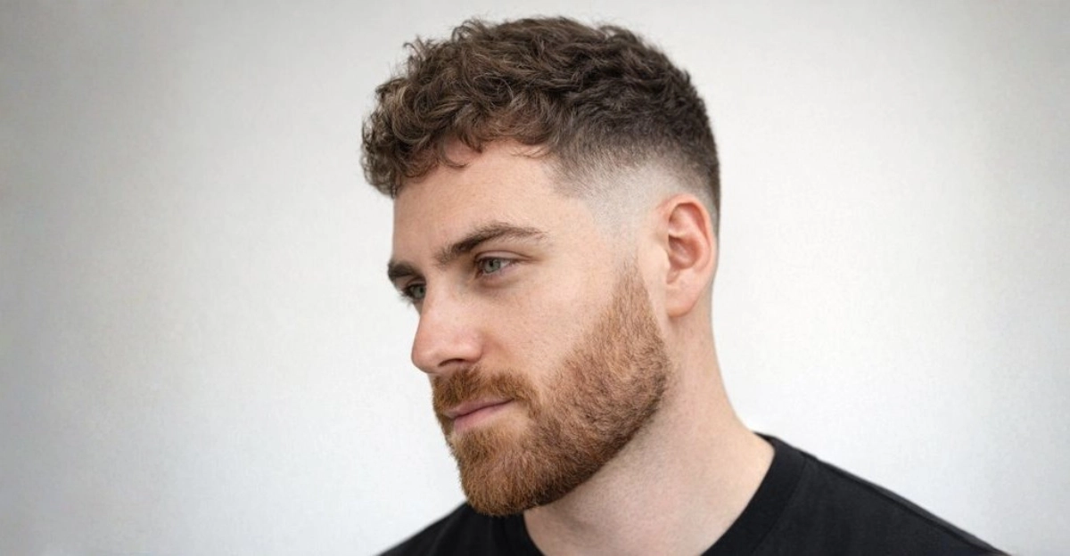 Short, Textured French Crop Fade