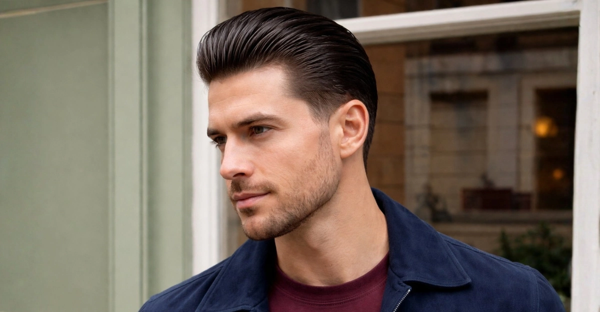 Slick Back Hair