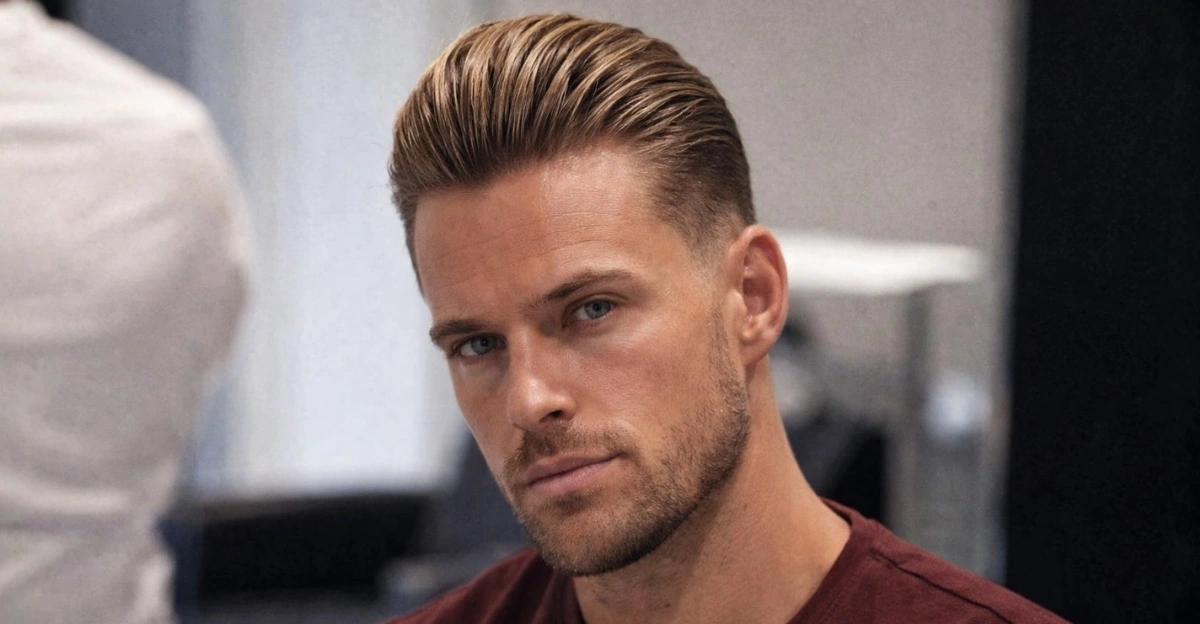 Slick Back Hairstyle