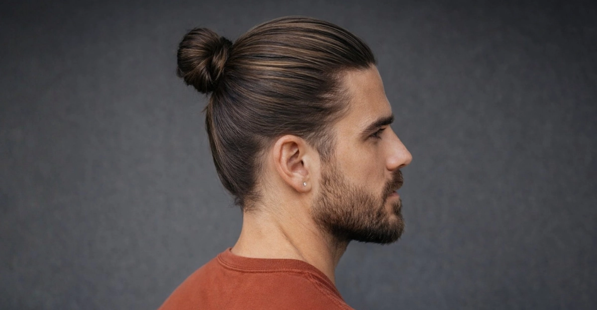 Slick Back Man Bun