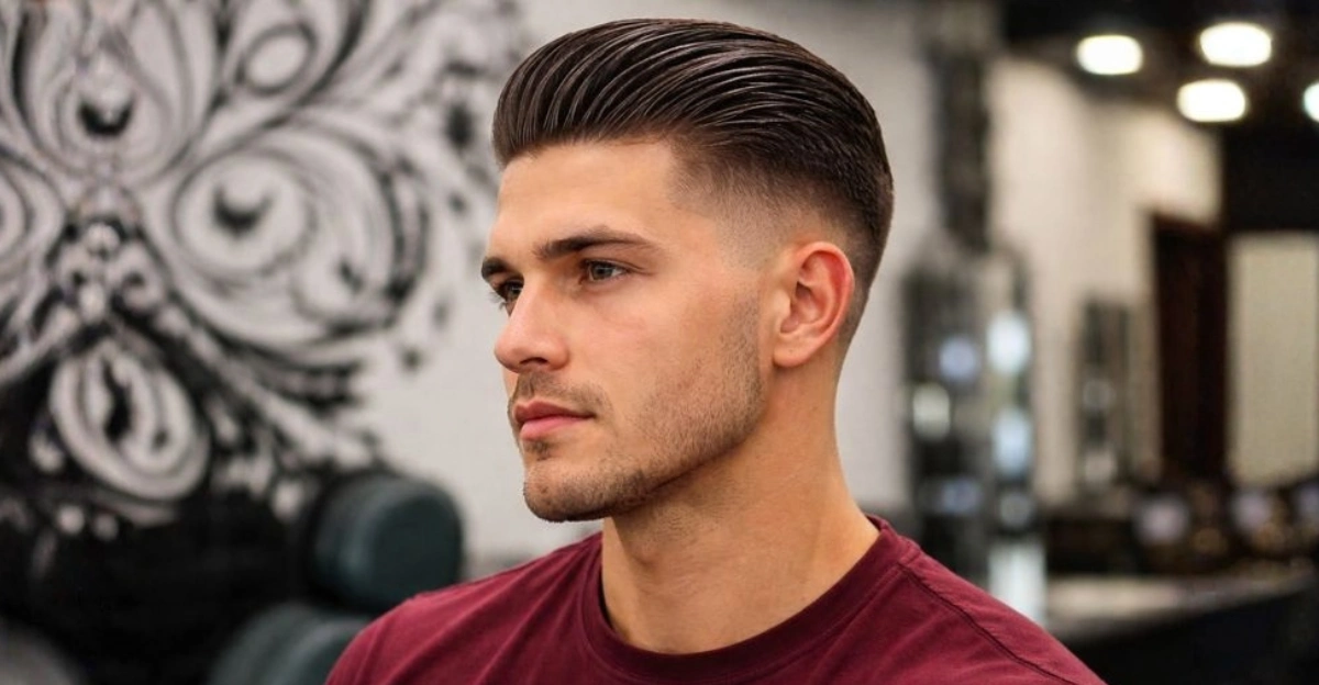 Slick Back Taper Fade
