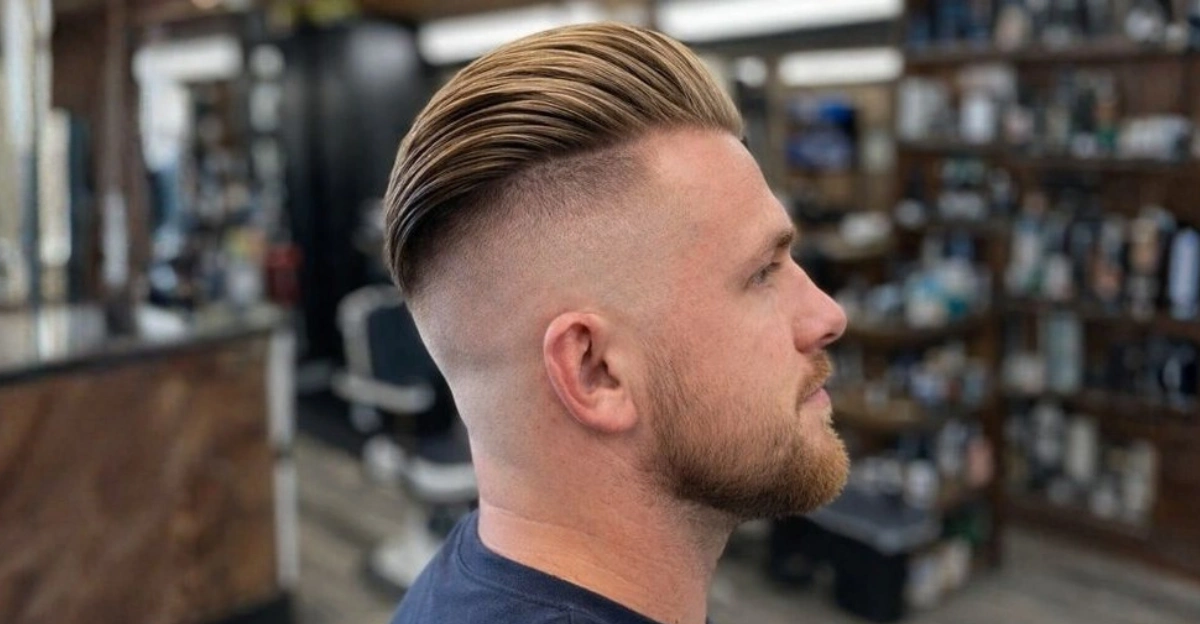 Slick Back Undercut Fade