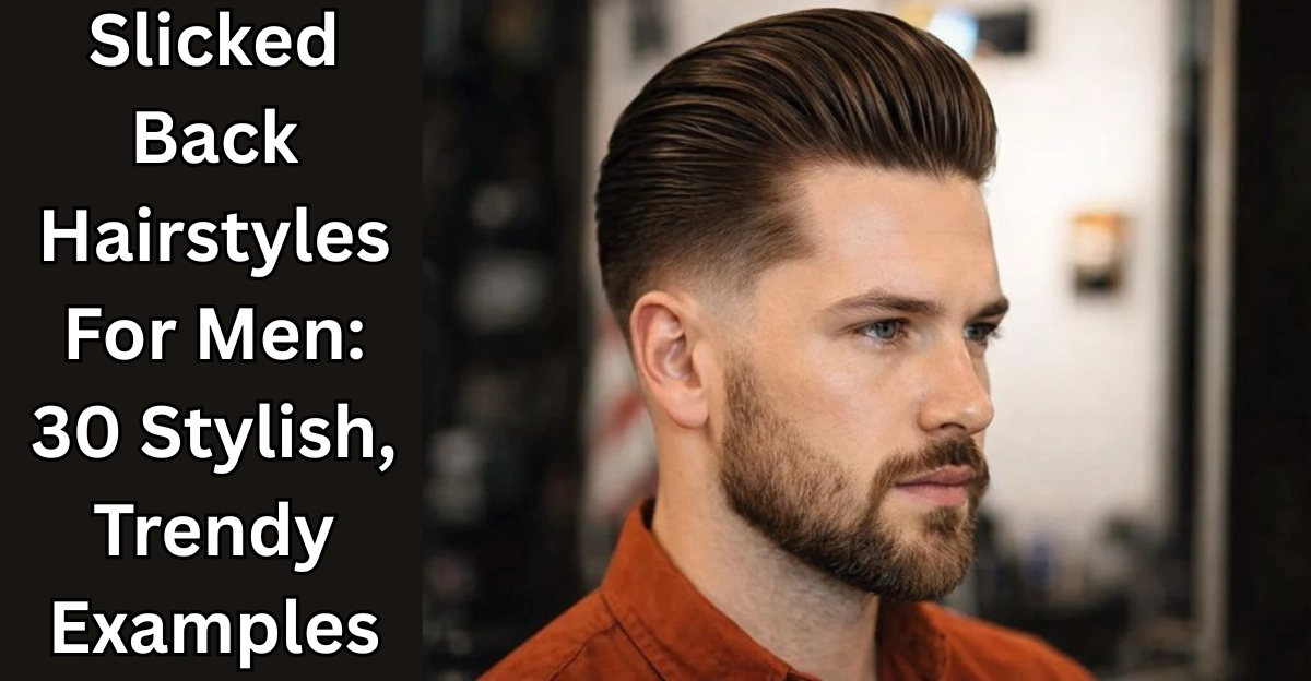 Slicked Back Hairstyles For Men_ 30 Stylish, Trendy Examples