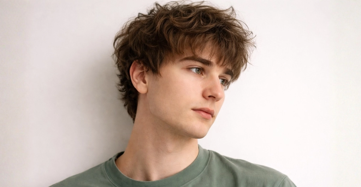 Messy Men’s Hairstyle