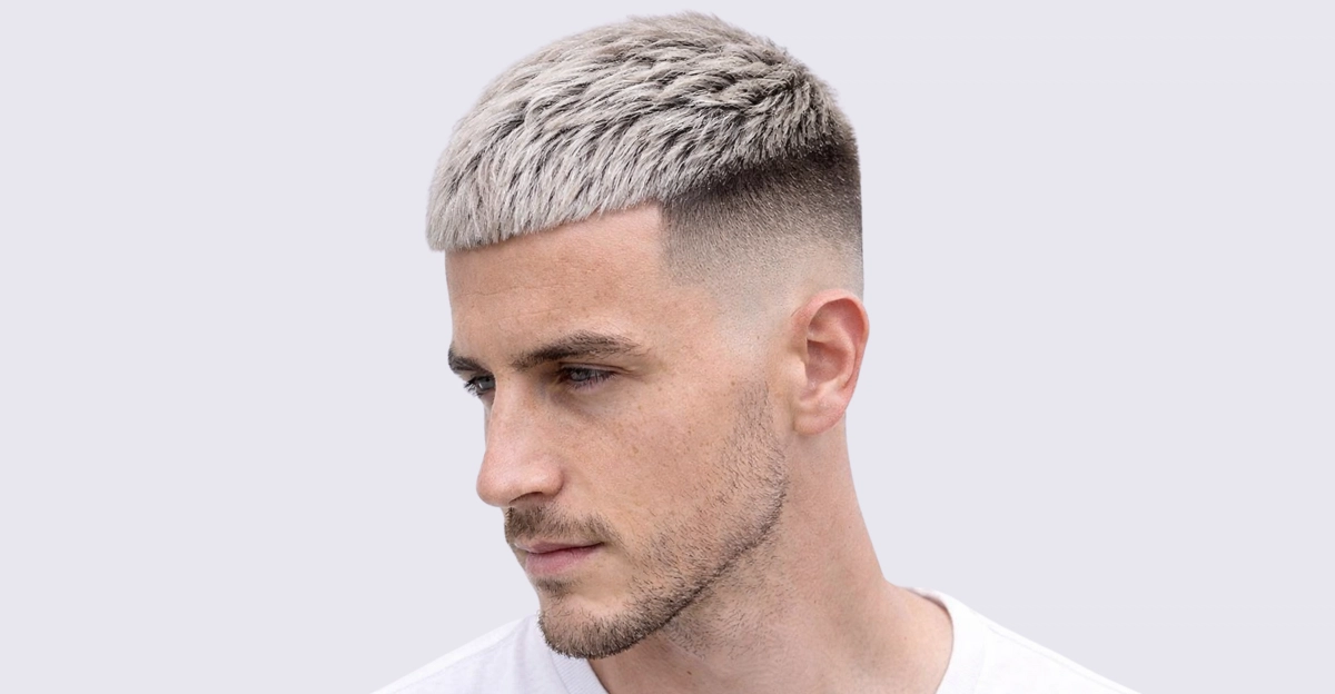 Textured French Crop with Low Skin Fade