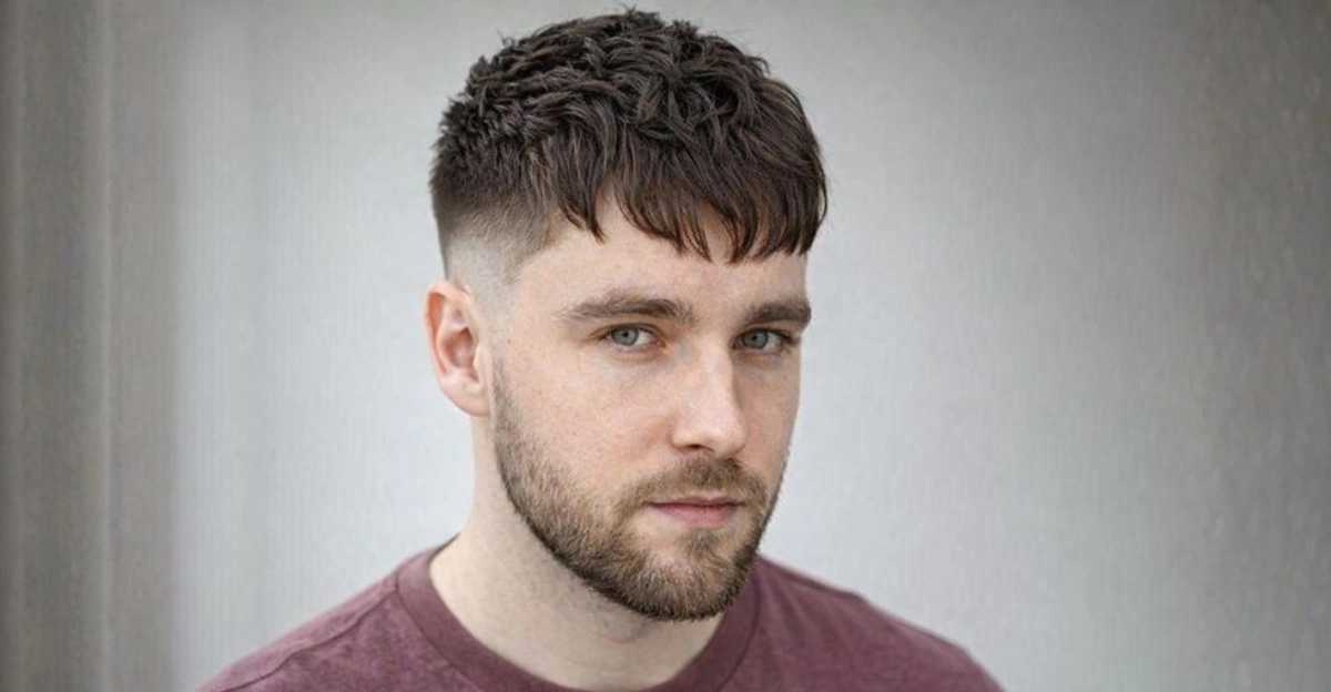 Textured Fringe with Taper Fade
