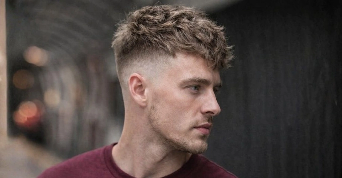 Textured and Messy with Faded Sides