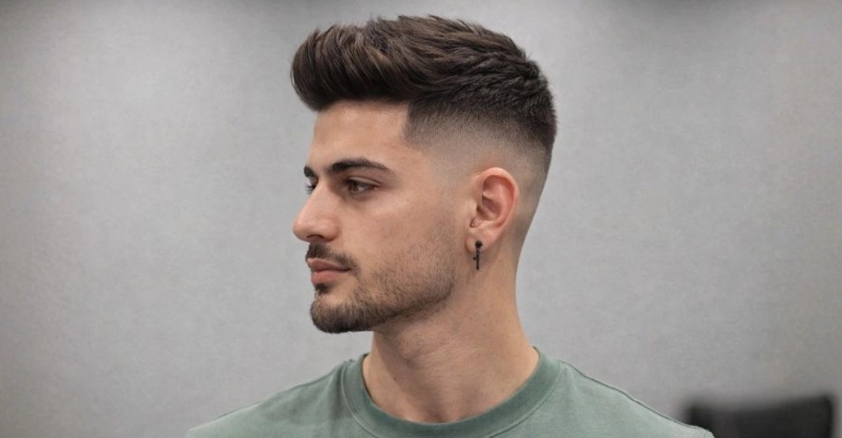 Thick Quiff Fade