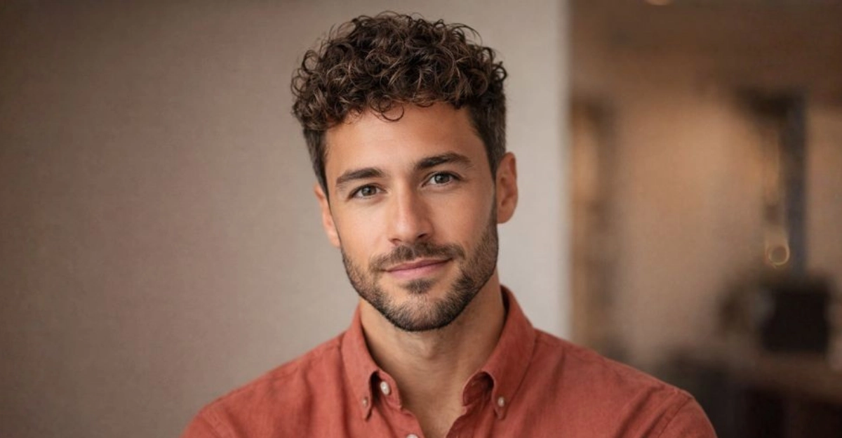 Tousled Short Curly Hair